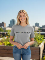 Adult Volunteer Unisex Tee, Casual Cotton Shirt, Fundraiser T-Shirt, Community Service Apparel, Gift for Volunteers, Everyday Wear