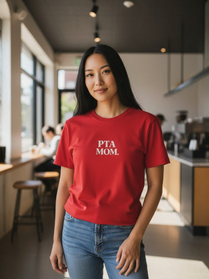 PTA Mom Unisex Jersey Short Sleeve Tee, Funny Mom Shirt, Back to School Tee, Teacher Appreciation Gift, Casual Spring Outfit