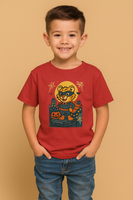 Kids Superhero Lion Tee, Kids Halloween Shirt, Cute Graphic Tee for Boys, Animal Theme T-Shirt, Fun Costume Tee for Kids