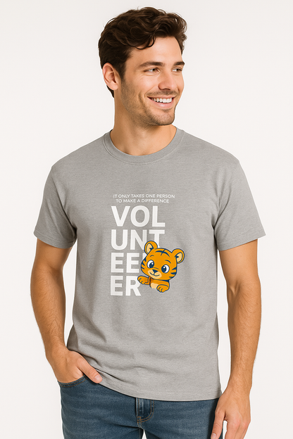 Volunteer Tiger T-Shirt, Super Soft, Customizable, garment-dyed