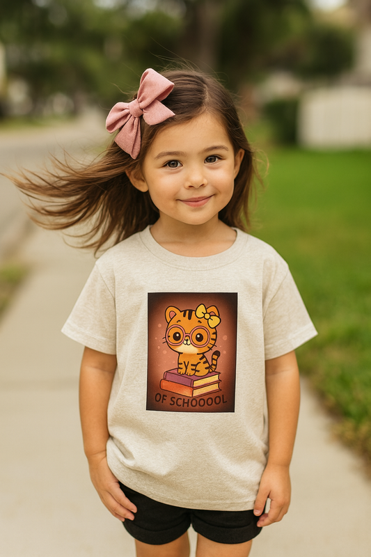 Cute Tiger Toddler Tee - Perfect for Back to School, Kids Clothing, Birthday Gift, School Outfits, Animal Lovers