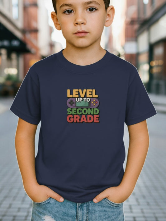 Kids Video Game Tee, Fun Gift for Boys and Girls, Great for Back to School or Birthdays, Cute Level Up Shirt, Video Game Humor Shirt