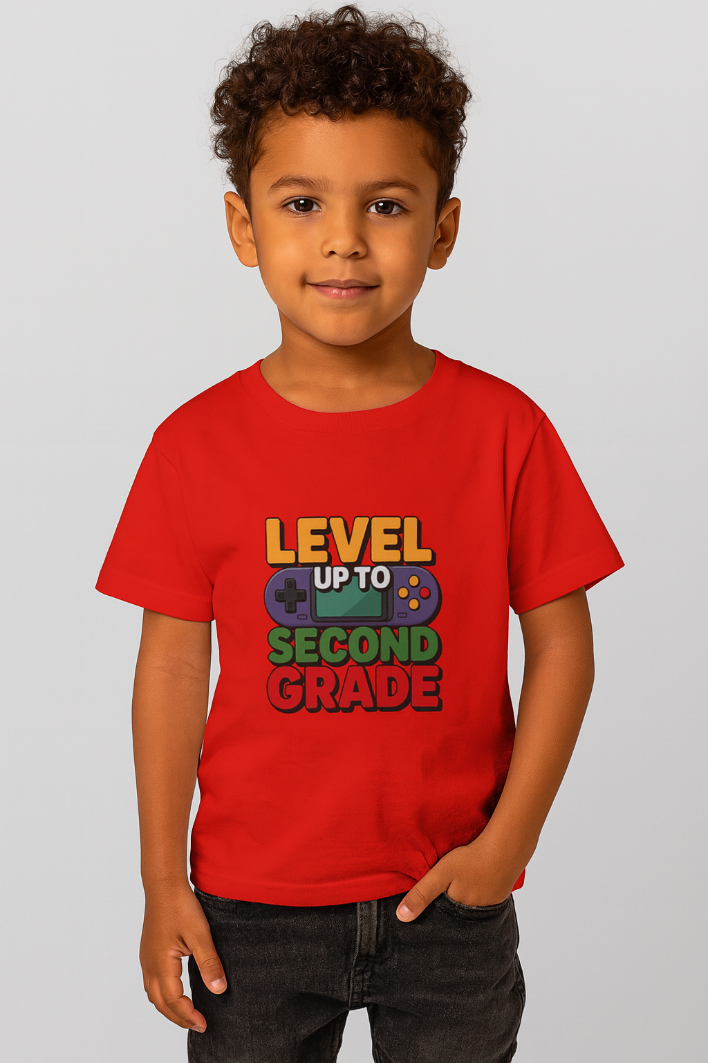 Second Grade Gamer Toddler T-Shirt - Fun Back-to-School, Kids' Tee, Video Game Shirt, Birthday Gift, Milestone Celebration