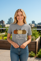 Customizable slogan Pumpkin T-Shirt | Plaid Pumpkin Fall Tee 🍂 | Cute Autumn Outfit | Cozy Fall Shirt | Pumpkin Patch Top | Trending Fall Aesthetic 2025