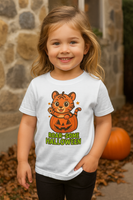 Roar-some Halloween Youth Tee | Fun Kids' Shirt for Halloween Parties, Trick-or-Treating, Costume Events, Autumn Wear, Gift Ideas, Motivation T-shirts