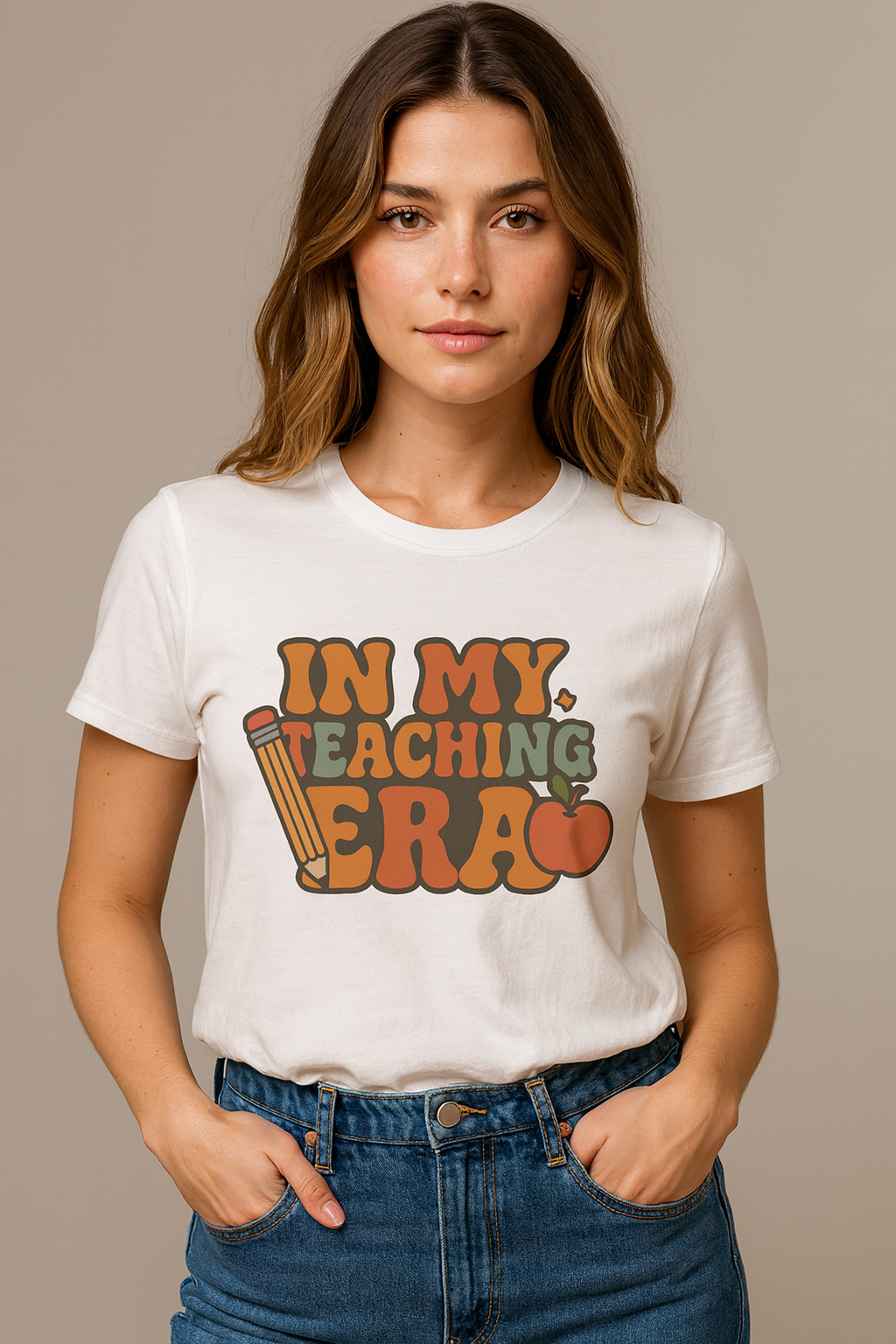 Teacher Casual Graphic Tee, Perfect Gift for Birthdays and Festivals, Softstlye Tee