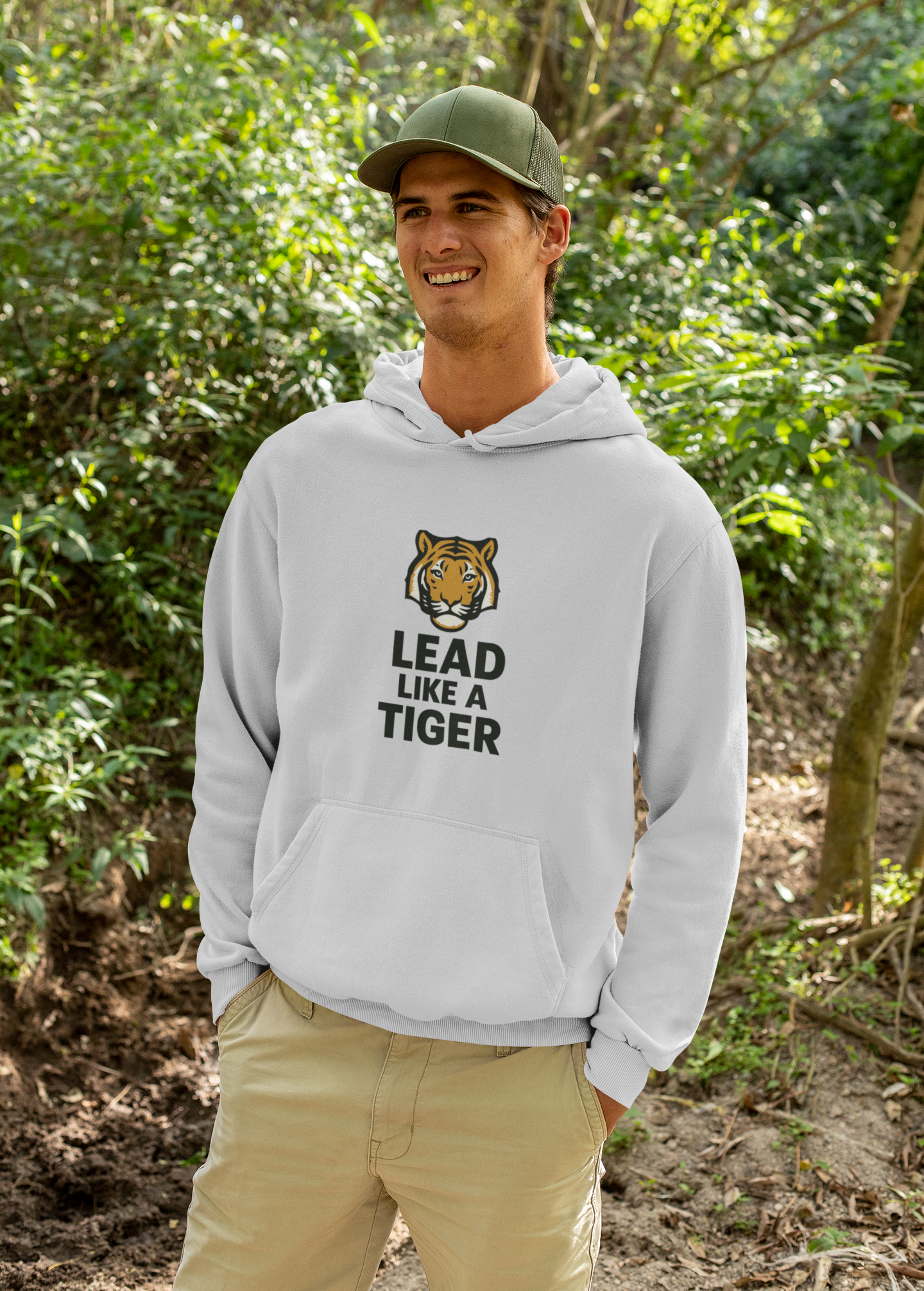 Adult Lead Like a Tiger Hoodie, Motivational Fleece Sweatshirt, Unisex Animal Hoodie, Gift for Students, Leadership Apparel, Inspirational [...]