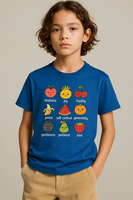 Kawaii Fruit of the Spirit T-Shirt – Kids & Family Positive Vibes Tee