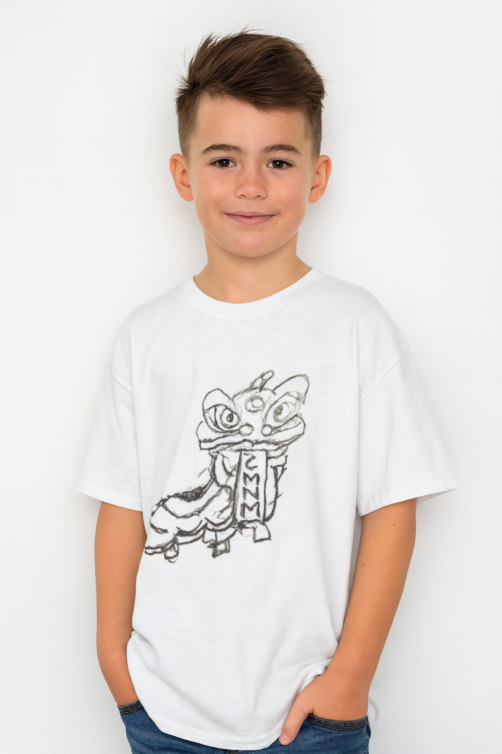 Lunar Lion Kids Tee