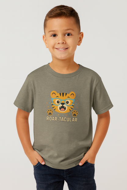 Roar-tacular Toddler Tee, Cute Kids T-Shirt, Animal Lover Gift, Fun Summer Apparel, Birthday Outfit, Playful Casual Wear