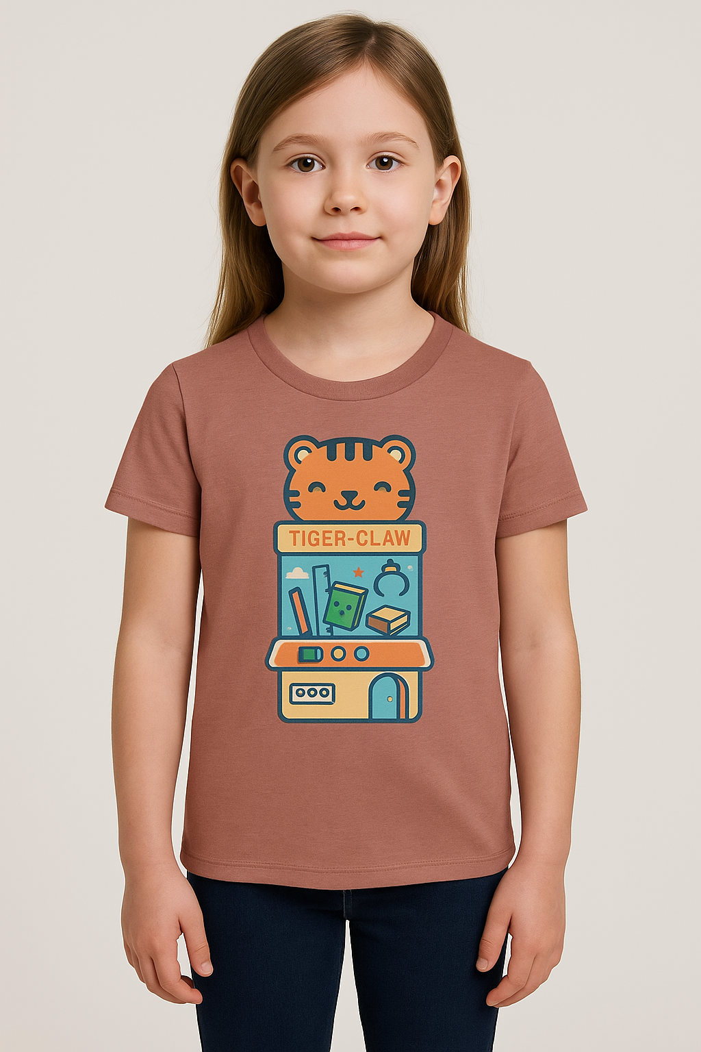 Cute Tiger-Claw Youth Tee - Fun Graphic T-Shirt for Kids, Playful Outfit, Birthday Gift, Animal Lover Shirt, Colorful Kids Apparel