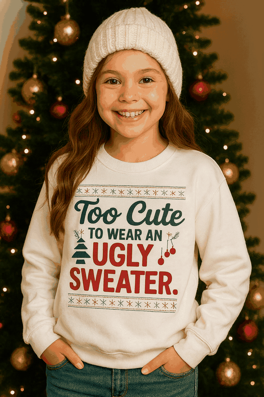 Cute Christmas Sweatshirt for Kids