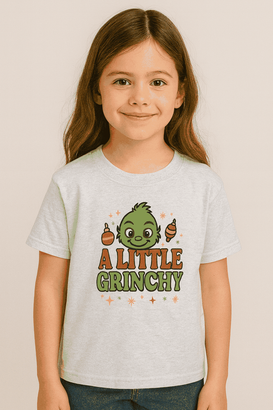 A Little Grinchy Kids Shirt