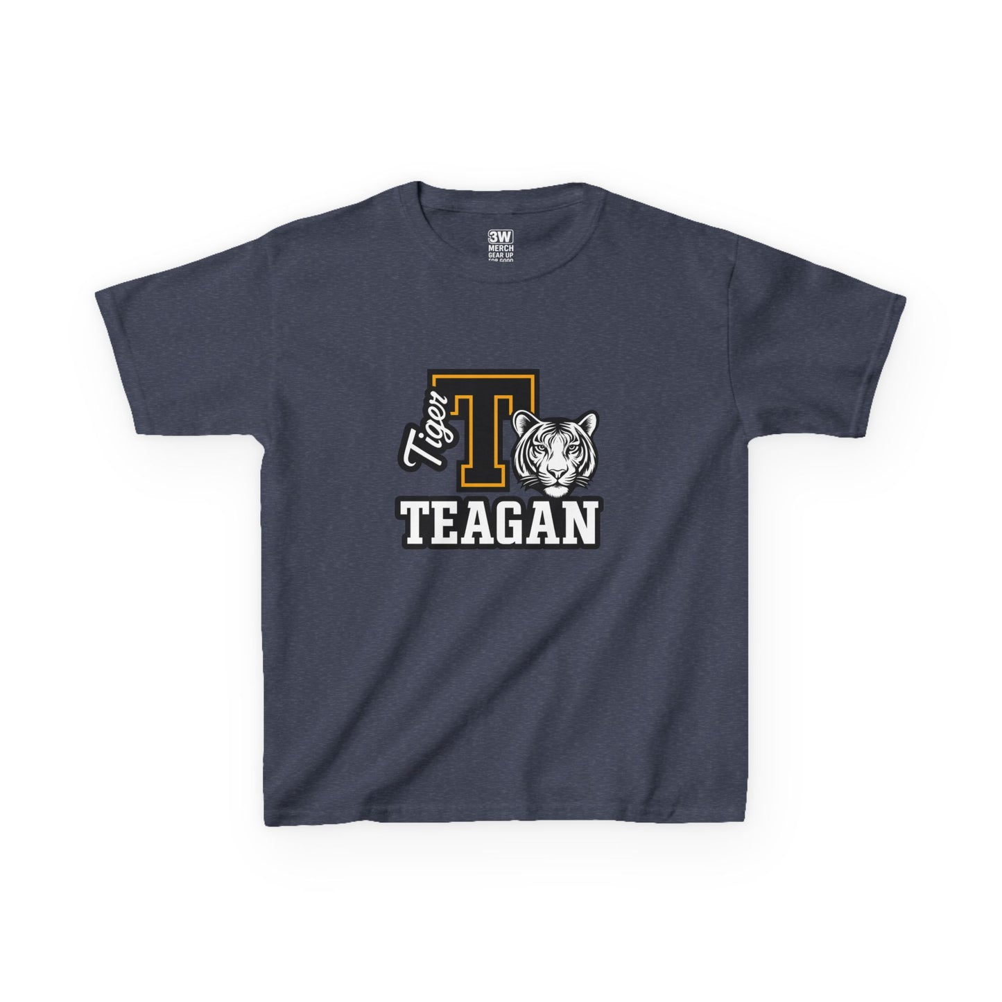 Personalized Kids Tiger Tee | Cool Animal Shirt | Perfect for Gifts, Birthdays, School Events, Weekend Wear