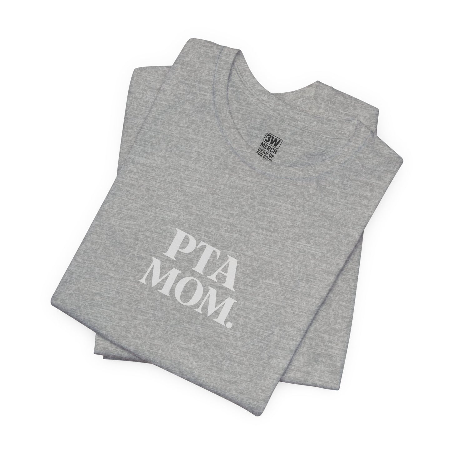 PTA Mom Unisex Jersey Short Sleeve Tee, Funny Mom Shirt, Back to School Tee, Teacher Appreciation Gift, Casual Spring Outfit