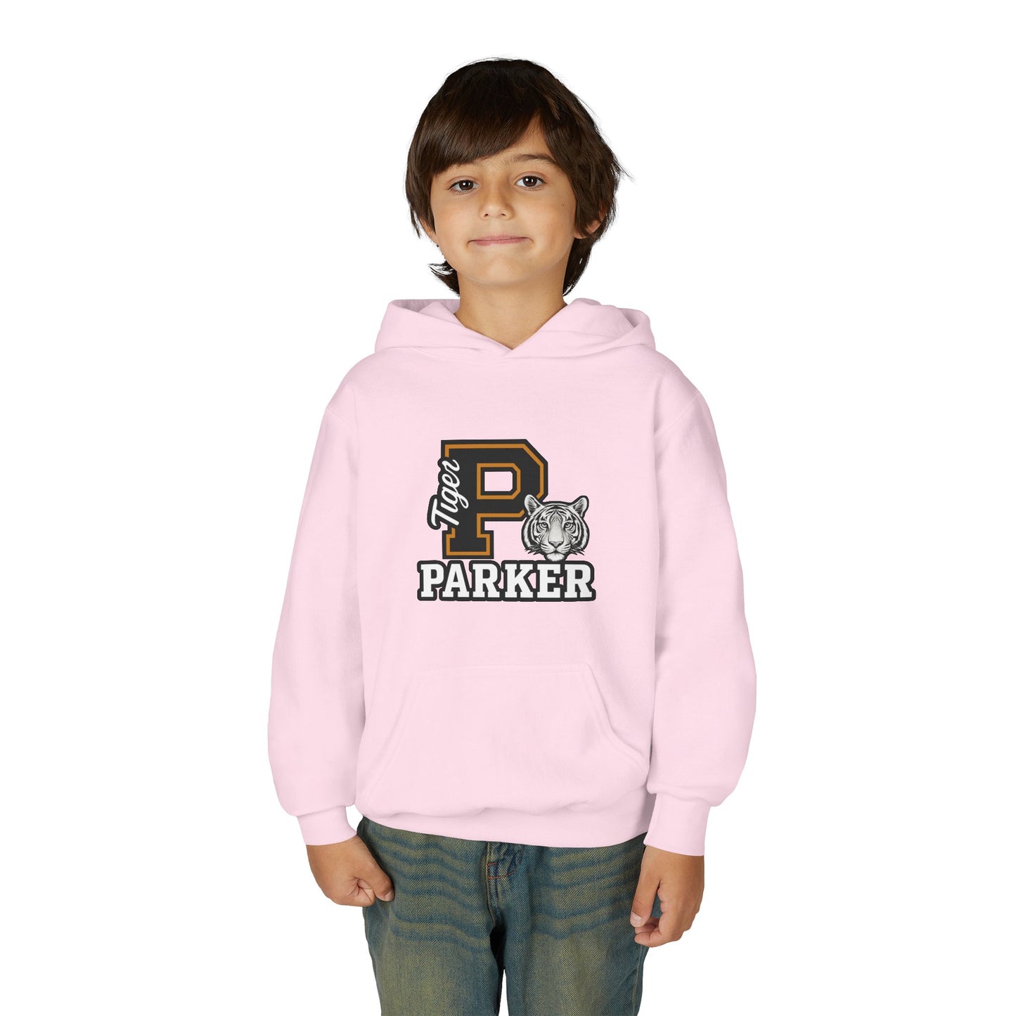 Personalized Youth Tiger Hoodie,Sweatshirt for Kids, Perfect Gift for Birthdays, Sports Events, and Back-to-School