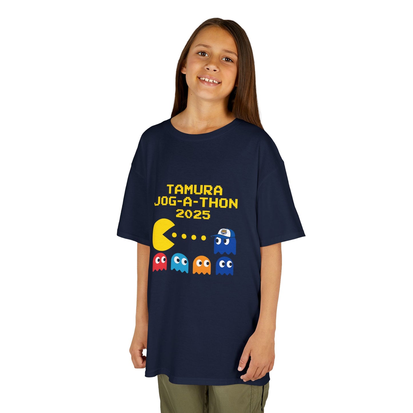 Custom Tamura Jog-A-Thon 2025 Retro PAC-MAN Shirt | School Spirit Tee | Race Day Fundraiser T-Shirt | Unisex Graphic Tee