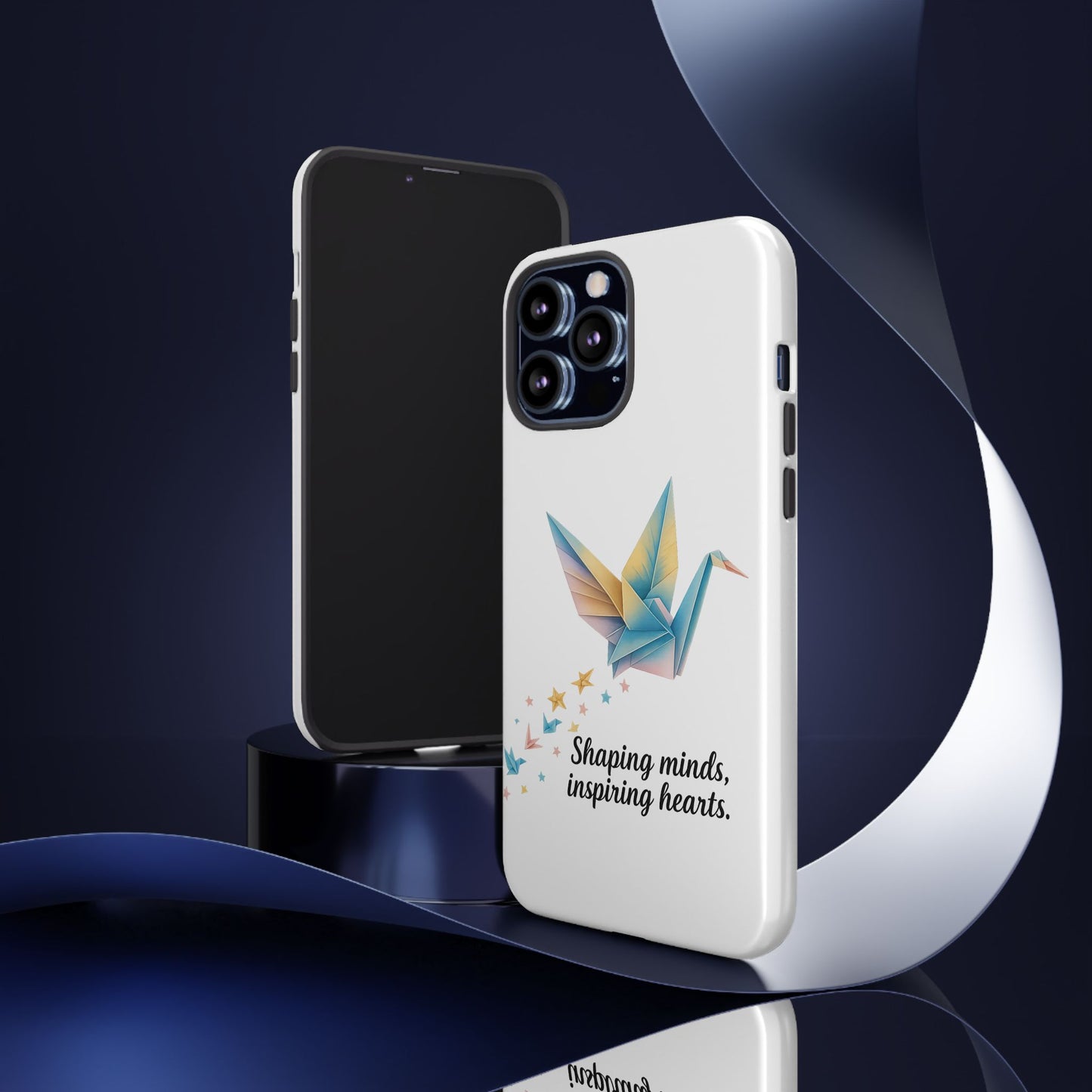 Phone Case: Inspirational Origami Crane Design, Unique Cell Cover, Motivational Gift, Custom Phone Protector, Perfect for Students & [...]