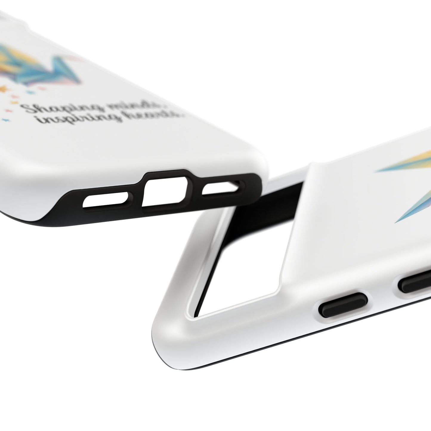 Phone Case: Inspirational Origami Crane Design, Unique Cell Cover, Motivational Gift, Custom Phone Protector, Perfect for Students & [...]