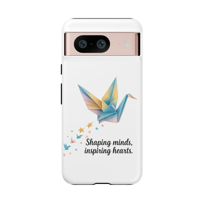 Phone Case: Inspirational Origami Crane Design, Unique Cell Cover, Motivational Gift, Custom Phone Protector, Perfect for Students & [...]