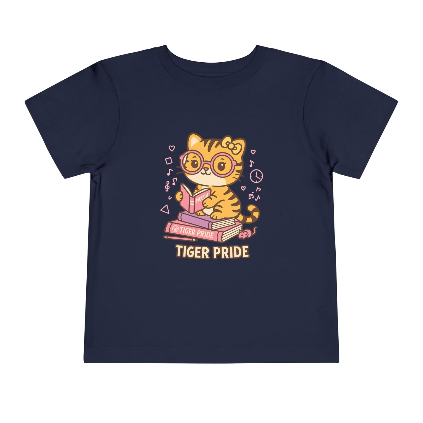 Cute Tiger Pride Toddler Tee, Kids' Short Sleeve Shirt, Animal Lover Gift, Back to School, Birthday Celebration