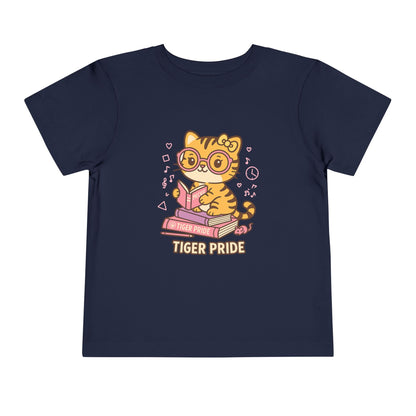 Cute Tiger Pride Toddler Tee, Kids' Short Sleeve Shirt, Animal Lover Gift, Back to School, Birthday Celebration