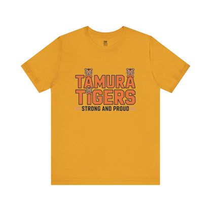 Adult Tiger Print Unisex Tee - Tamura Tigers Design