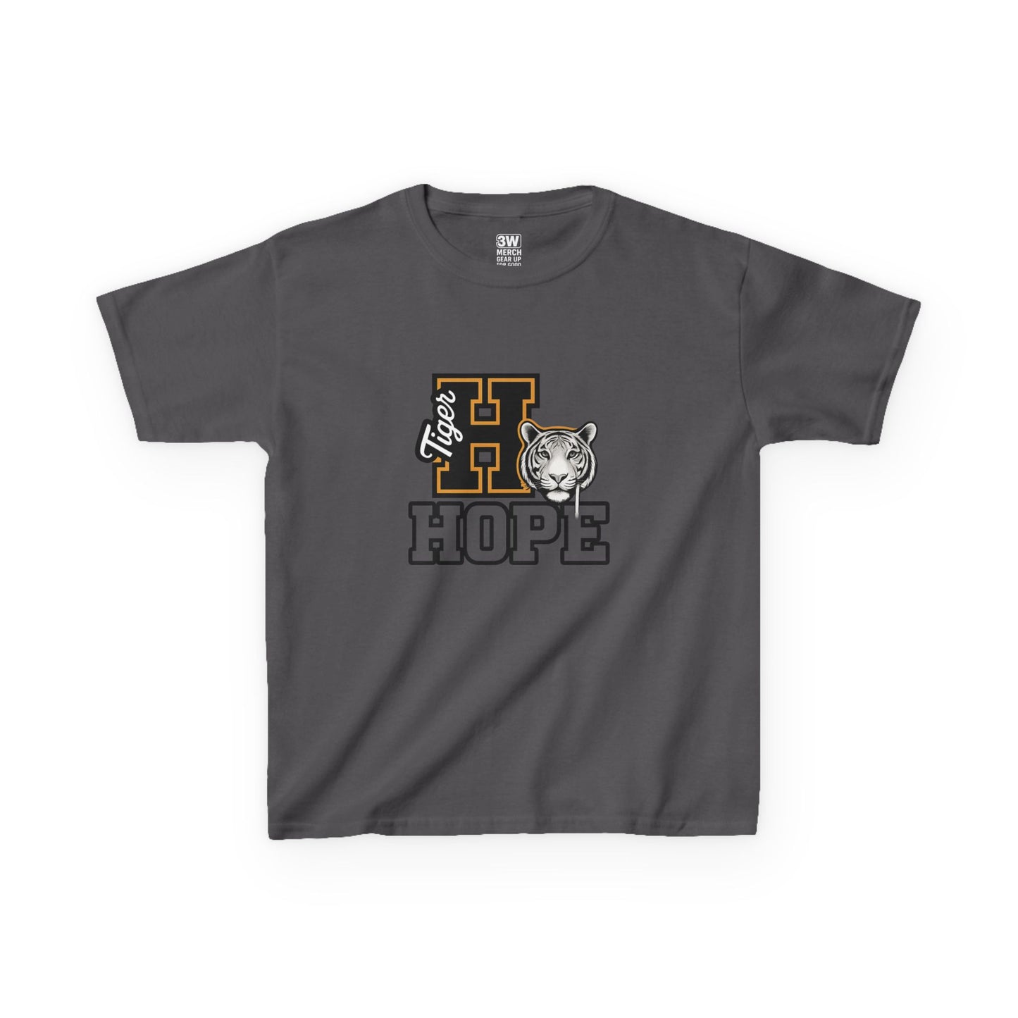 Tiger Hope Kids Tee, Fun Children's Shirt, Supportive Tiger Graphic Tee, Perfect for Birthdays, School Events, Youth Apparel