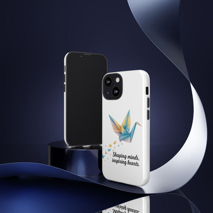 Phone Case: Inspirational Origami Crane Design, Unique Cell Cover, Motivational Gift, Custom Phone Protector, Perfect for Students & [...]