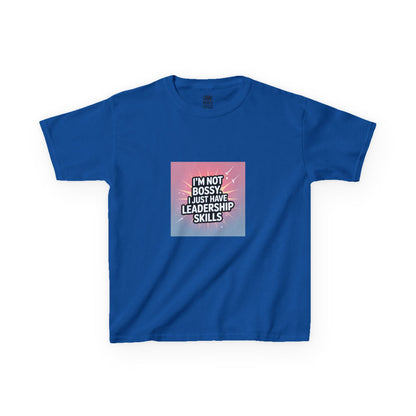Leadership Skills Kids Tee, Funny Slogan T Shirt, Gift for Young Leaders, Motivational Wear, Birthday Gift, Inspirational Kids Apparel