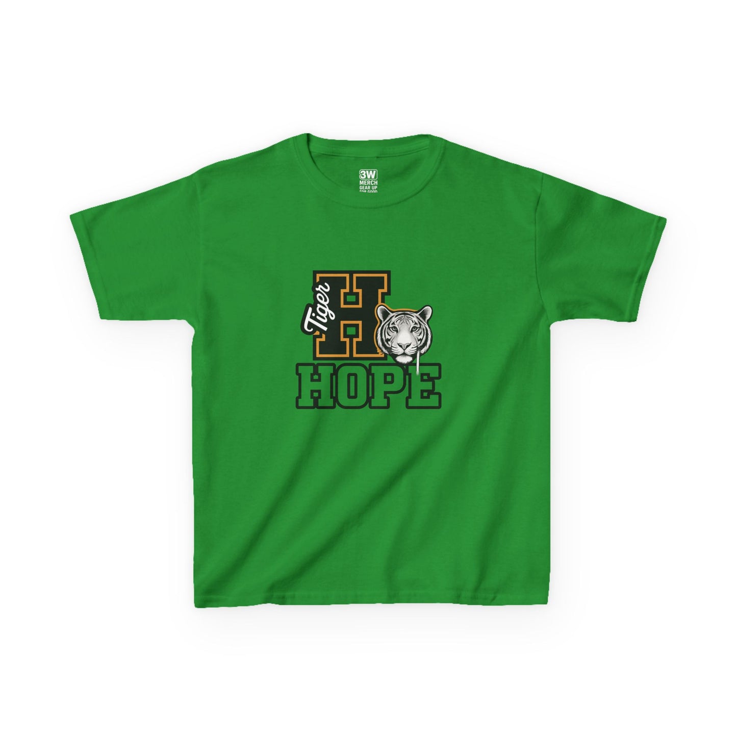 Tiger Hope Kids Tee, Fun Children's Shirt, Supportive Tiger Graphic Tee, Perfect for Birthdays, School Events, Youth Apparel