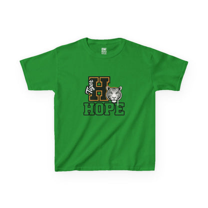 Tiger Hope Kids Tee, Fun Children's Shirt, Supportive Tiger Graphic Tee, Perfect for Birthdays, School Events, Youth Apparel