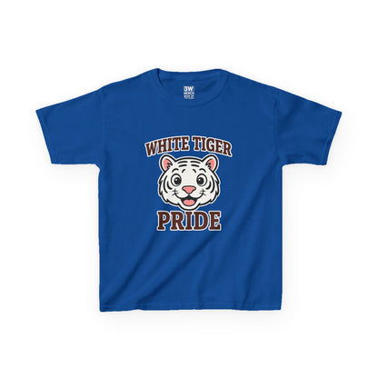 White Tiger Pride T-Shirt - Kids Softstyle Tee