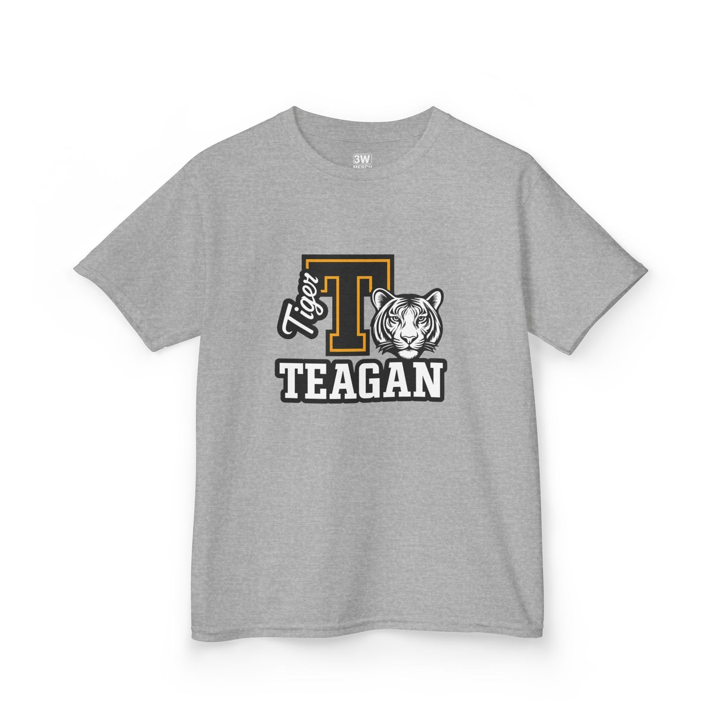 Personalized Kids Tiger Tee | Cool Animal Shirt | Perfect for Gifts, Birthdays, School Events, Weekend Wear