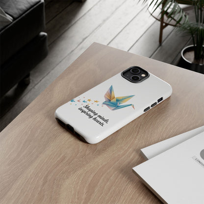 Phone Case: Inspirational Origami Crane Design, Unique Cell Cover, Motivational Gift, Custom Phone Protector, Perfect for Students & [...]
