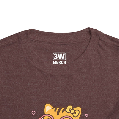 Cute Tiger Pride Toddler Tee, Kids' Short Sleeve Shirt, Animal Lover Gift, Back to School, Birthday Celebration