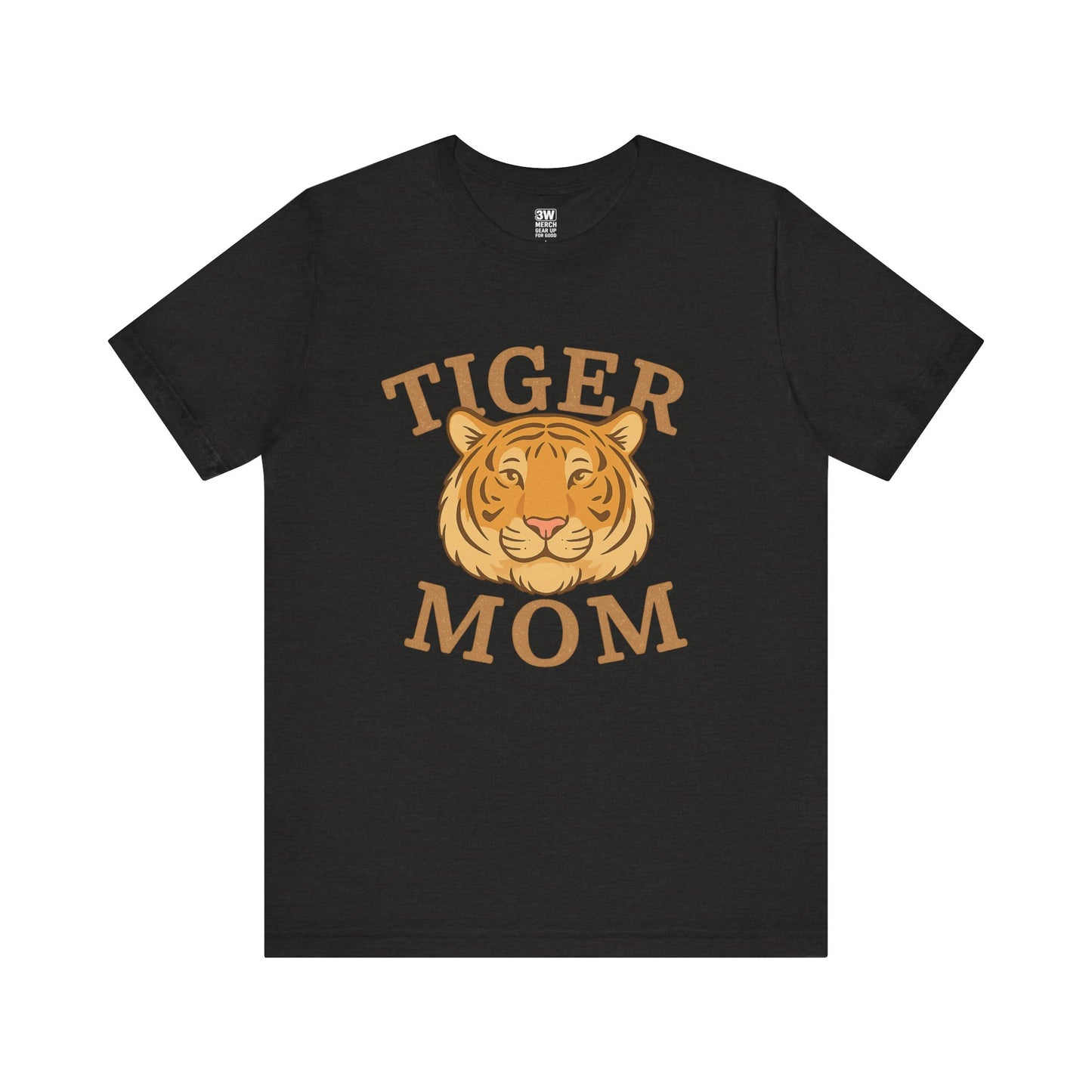Tiger Mom Short Sleeve Tee, Unisex T-Shirt for Moms, Gift for Mother's Day, Casual Wear, Trendy Animal Tee