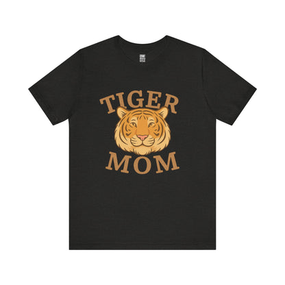 Tiger Mom Short Sleeve Tee, Unisex T-Shirt for Moms, Gift for Mother's Day, Casual Wear, Trendy Animal Tee