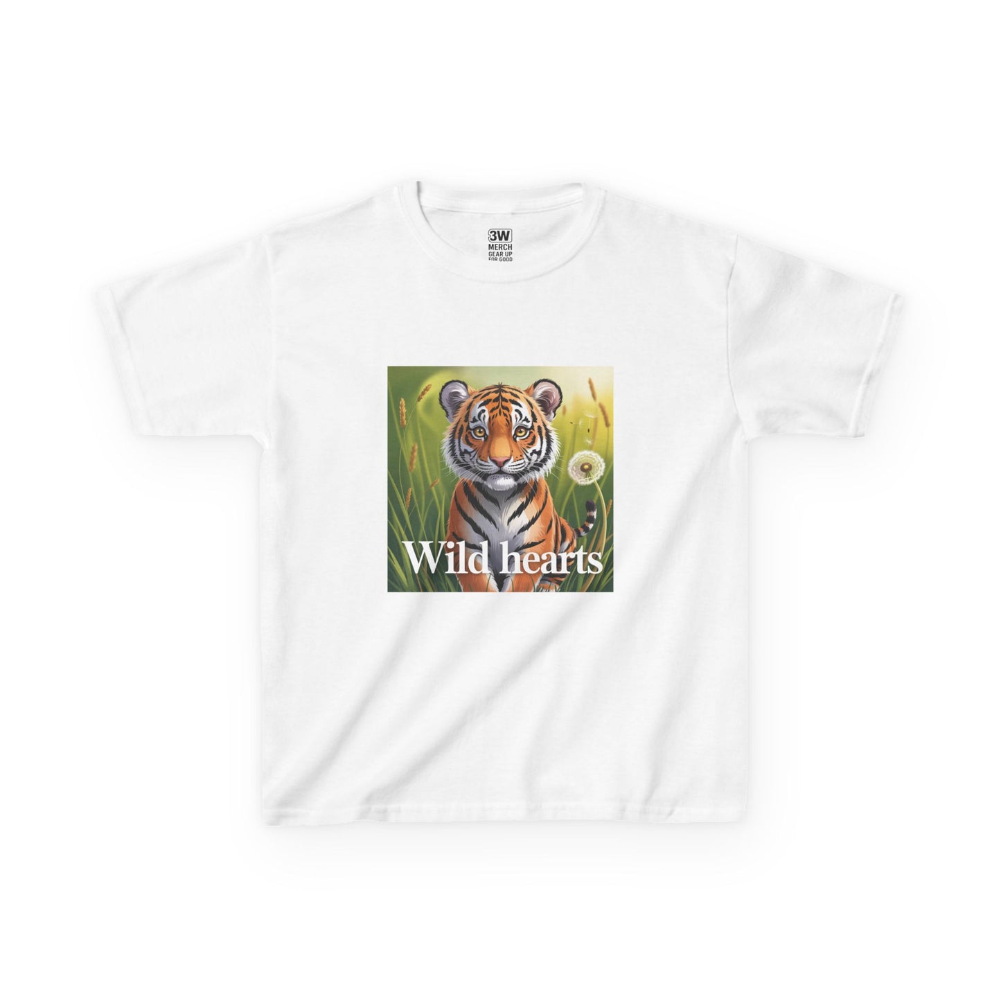 Wild Hearts Kids Tee - Fun Cotton Shirt for Young Adventurers, Birthday Gift, Animal Lover Apparel, Everyday Wear