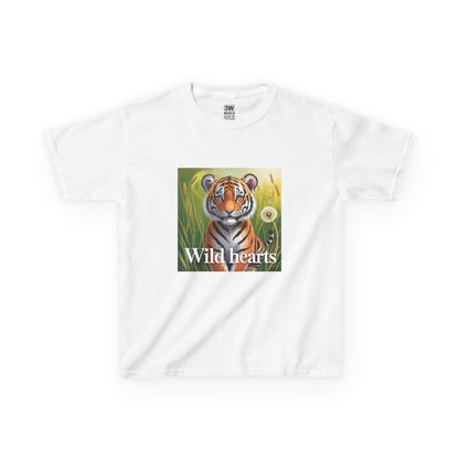 Wild Hearts Kids Tee - Fun Cotton Shirt for Young Adventurers, Birthday Gift, Animal Lover Apparel, Everyday Wear
