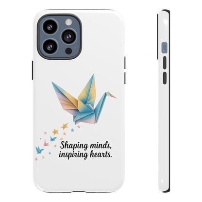 Phone Case: Inspirational Origami Crane Design, Unique Cell Cover, Motivational Gift, Custom Phone Protector, Perfect for Students & [...]