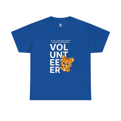 Volunteer Tiger T-Shirt, Super Soft, Customizable, garment-dyed