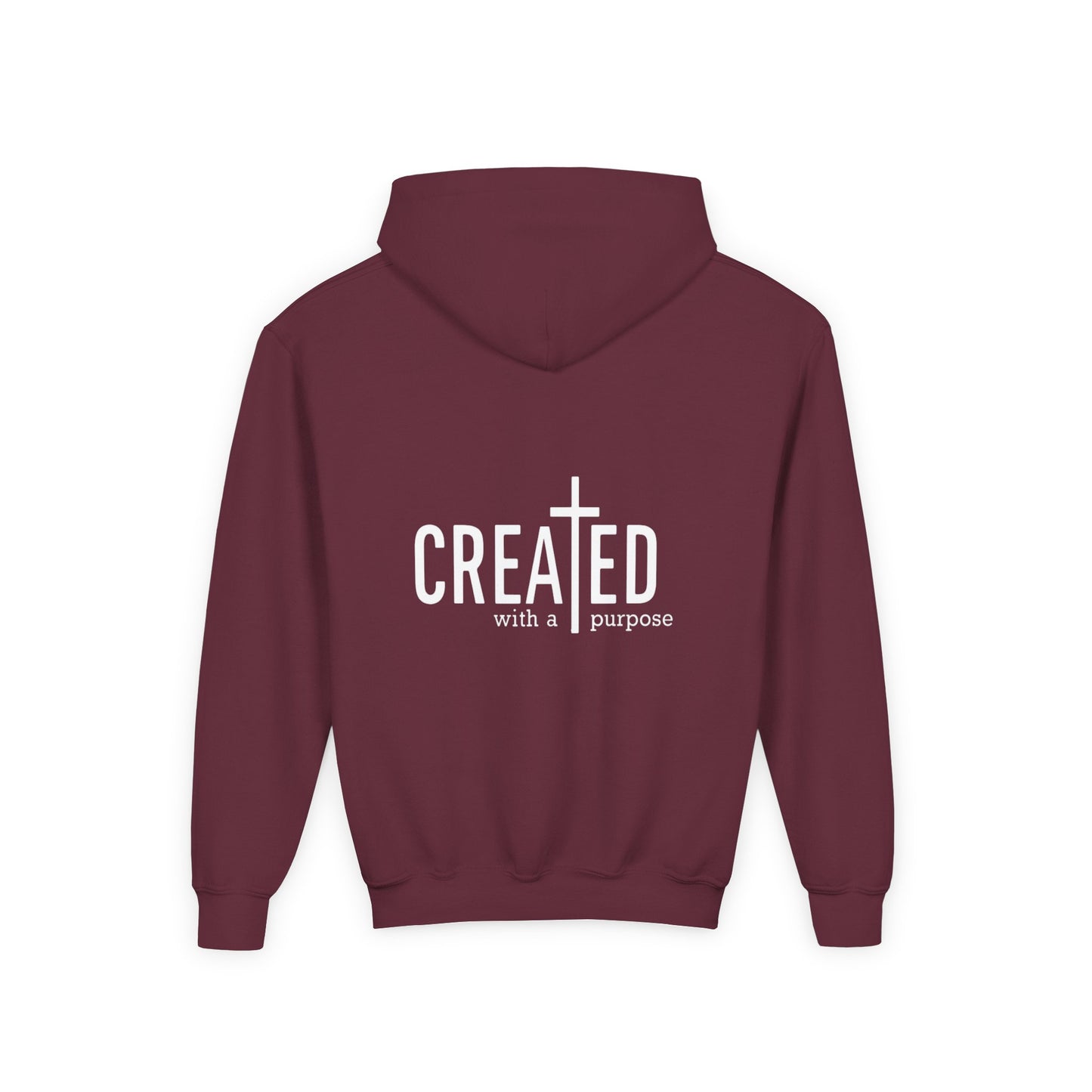 Youth Hooded Sweatshirt - Inspired by Waves, Created with a Purpose, Great for Everyday Wear, Gifts for Teens, Casual and [...]