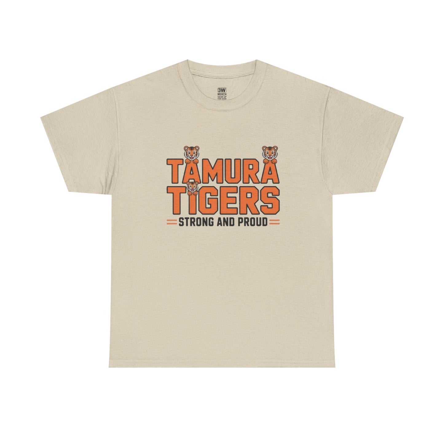 Adult Tiger Print Unisex Tee - Tamura Tigers Design