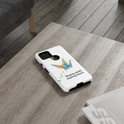 Phone Case: Inspirational Origami Crane Design, Unique Cell Cover, Motivational Gift, Custom Phone Protector, Perfect for Students & [...]