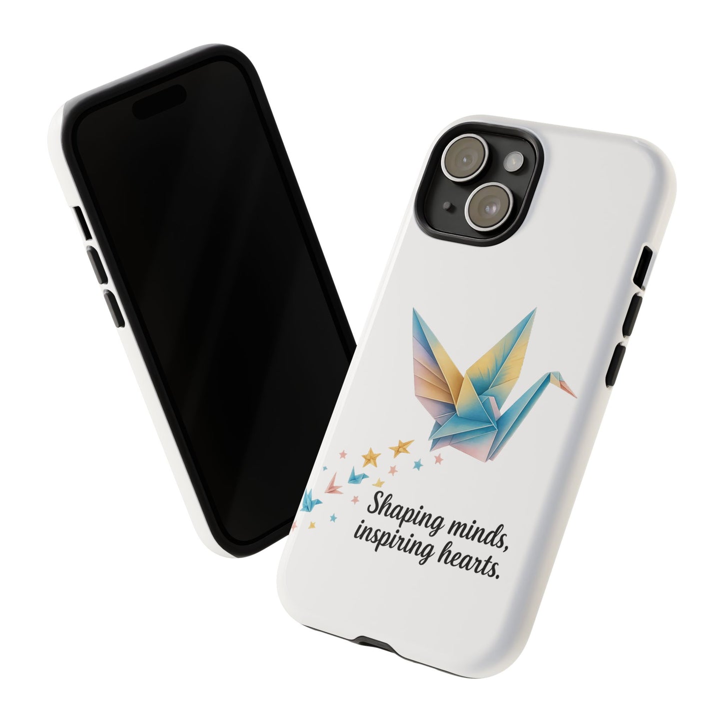 Phone Case: Inspirational Origami Crane Design, Unique Cell Cover, Motivational Gift, Custom Phone Protector, Perfect for Students & [...]