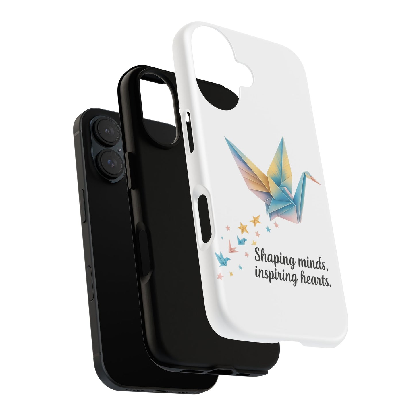 Phone Case: Inspirational Origami Crane Design, Unique Cell Cover, Motivational Gift, Custom Phone Protector, Perfect for Students & [...]