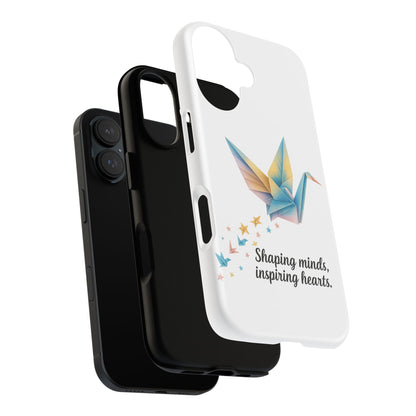 Phone Case: Inspirational Origami Crane Design, Unique Cell Cover, Motivational Gift, Custom Phone Protector, Perfect for Students & [...]