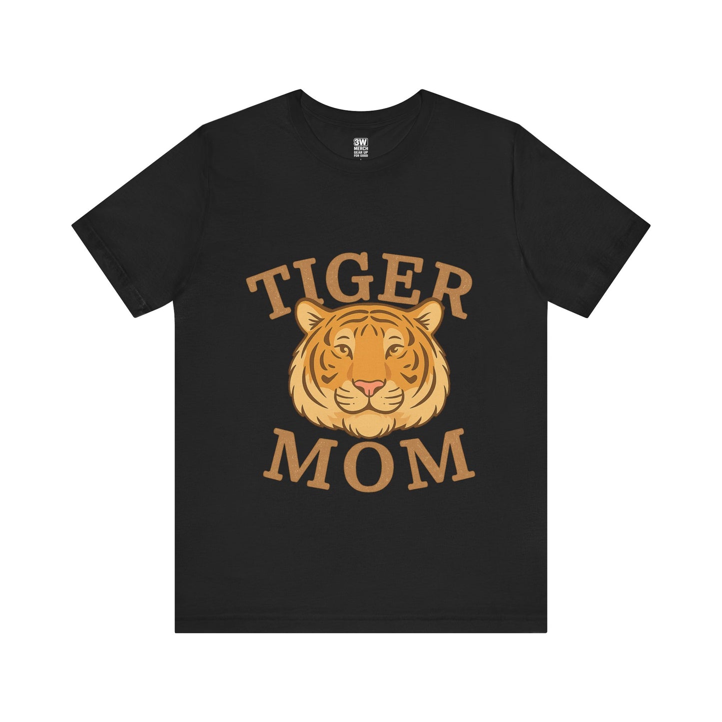 Tiger Mom Short Sleeve Tee, Unisex T-Shirt for Moms, Gift for Mother's Day, Casual Wear, Trendy Animal Tee