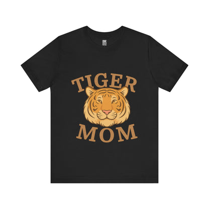 Tiger Mom Short Sleeve Tee, Unisex T-Shirt for Moms, Gift for Mother's Day, Casual Wear, Trendy Animal Tee